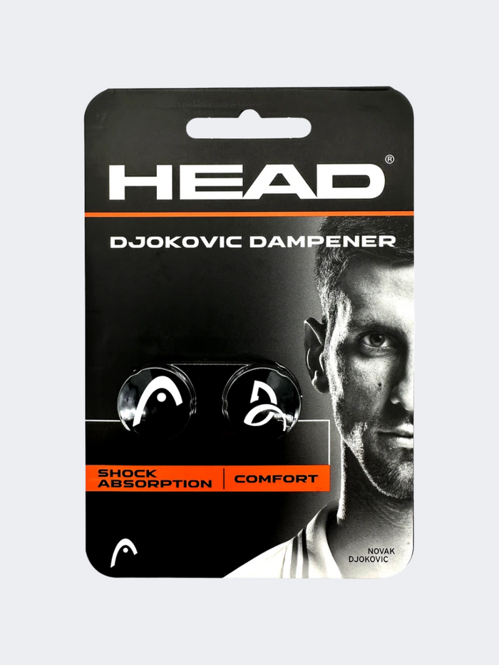 Head Djokovic 2 Pieces Pack Tennis Dampener Black