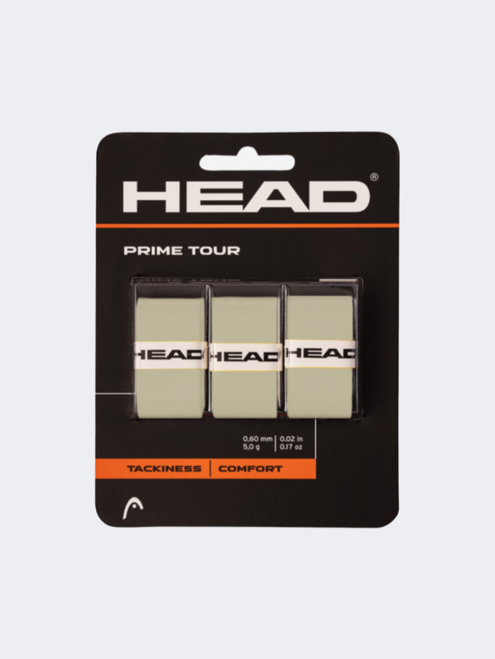 Head Prime Tour 3 Pcs Pack Tennis Grip Grey