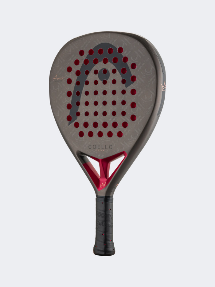 Head Coello Team 2026 Padel Racquet Grey/Burgundy