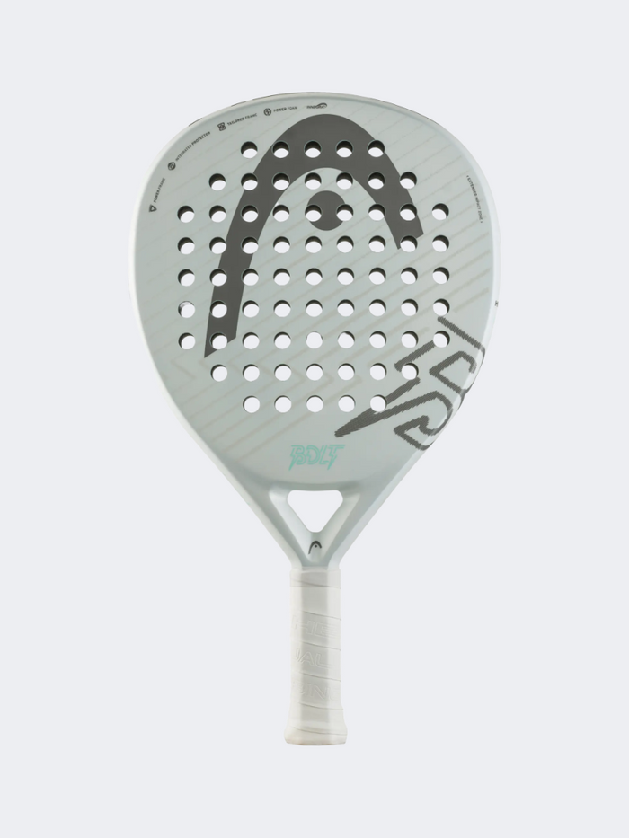 Head Bolt 2026 Padel Racquet White/Grey